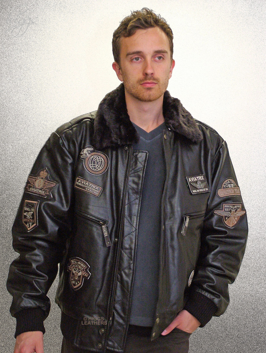 Higgs Leathers | Buy Marauder (men's Leather Flying jackets ...